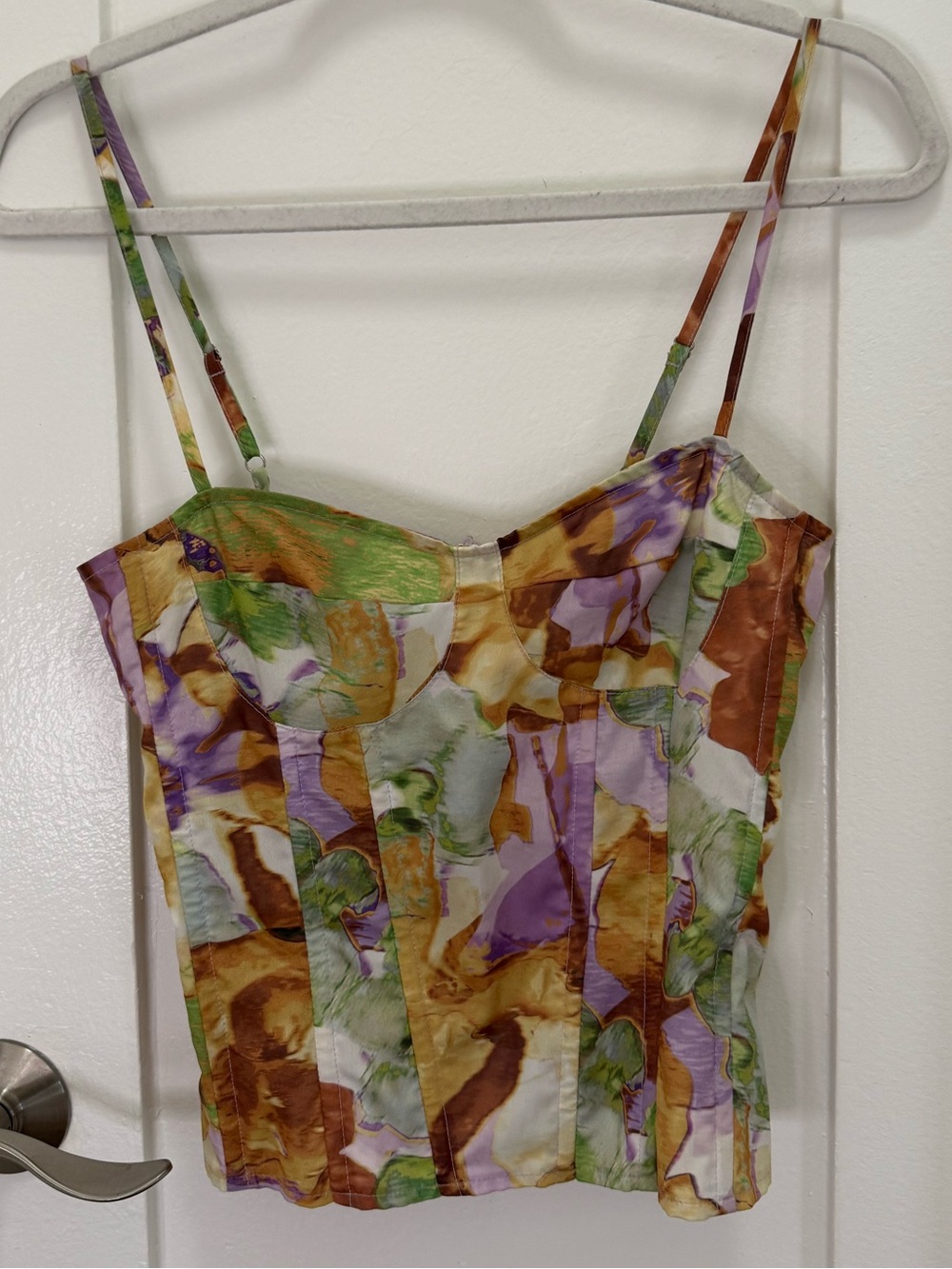 PRETTYLITTLETHING Corset tank top